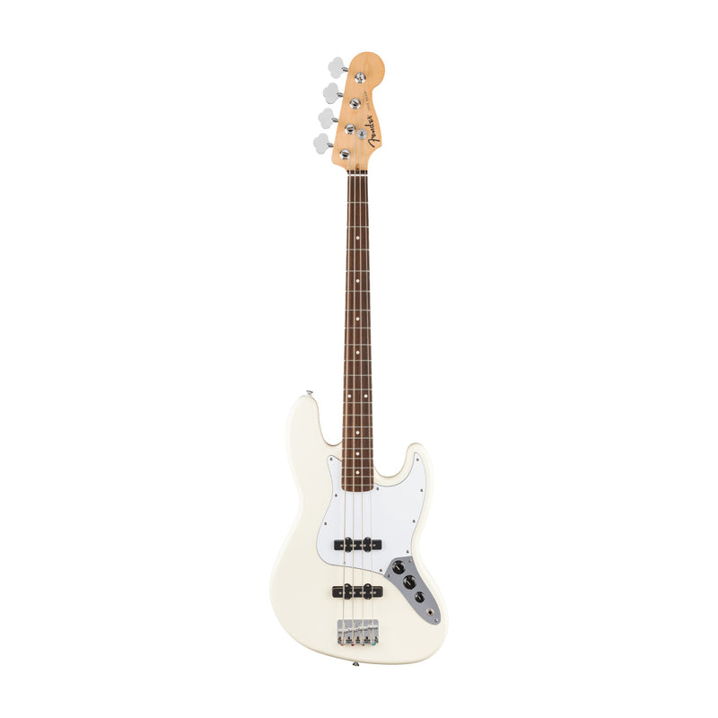 Fender Standard Jazz Electric Bass - Indian Laurel - Olympic White