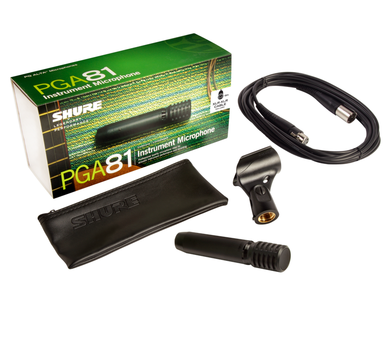 PGA81XLR Cardiod Inst Mic - w/cable