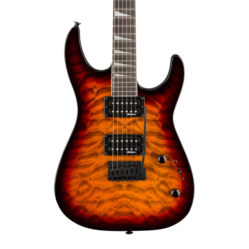 Jackson JS Series Dinky JS20 DKQ 2PT Electric Guitar - Transparent Tobacco Burst