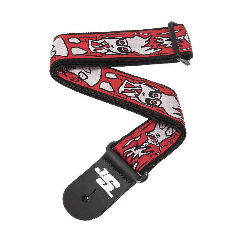 D'Addario Joe Satriani Woven Guitar Strap "Up in Flames"