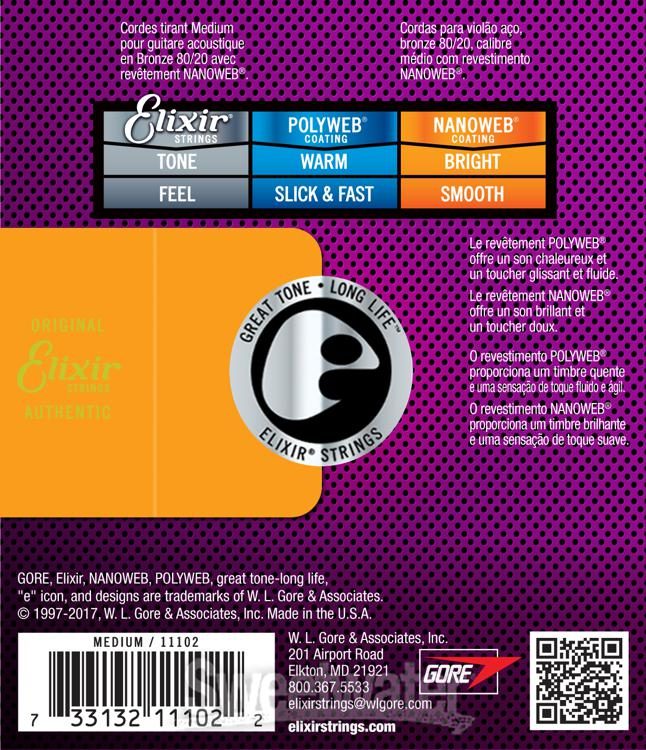 Elixir Acoustic Medium - 11102