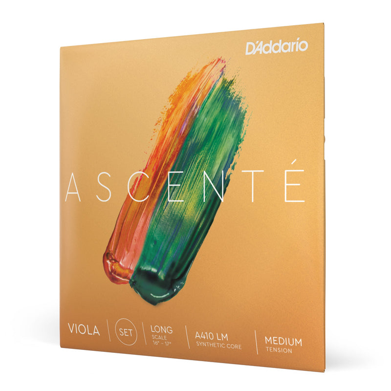 Daddario A410 LM Ascente Viola String Set, Long Scale, Medium