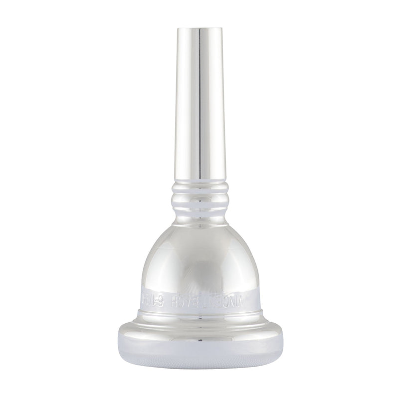 Bach 350 Classic Series 6 1/2 AL Small Shank Trombone Mouthpiece, Silver-plated