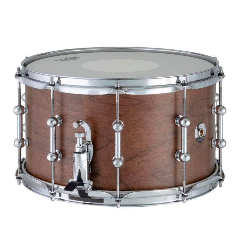 Dixon Gregg Bissonette Big Bud Signature Snare Drum - 8″ x 14″ - Walnut/Maple