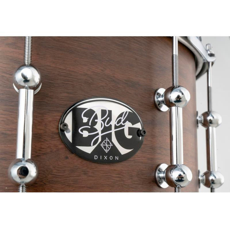 Dixon Gregg Bissonette Big Bud Signature Snare Drum - 8″ x 14″ - Walnut/Maple