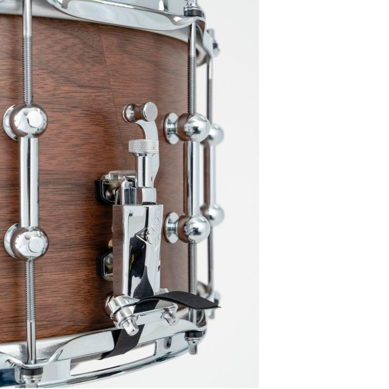 Dixon Gregg Bissonette Big Bud Signature Snare Drum - 8″ x 14″ - Walnut/Maple