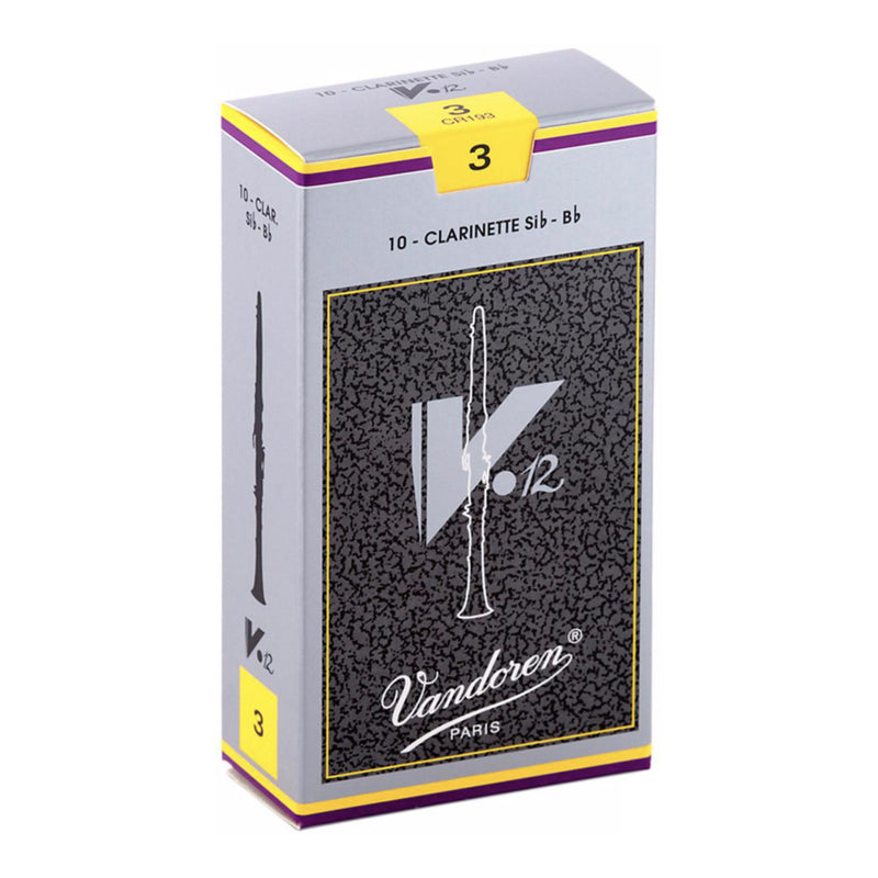 Vandoren CR193 v12 Bb Clarinet Reed - Strength: 3 (10 Pack)