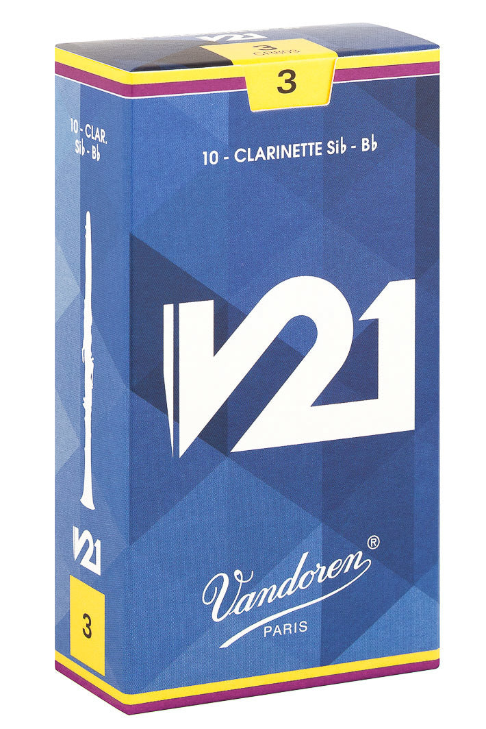 Vandoren CR803 V21 Bb Clarinet Reed - Strength: 3 (10 Pack)