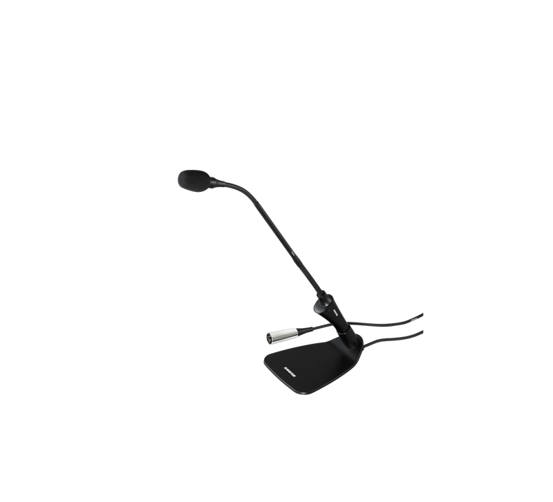 Cardiod 12" Dual Section Gooseneck Mic Black