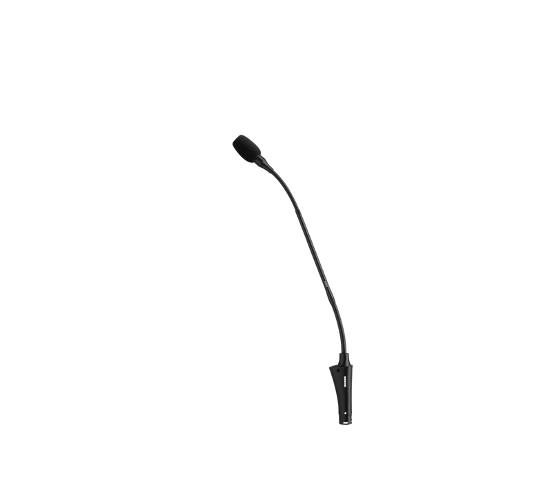Cardiod 12" Dual Section Gooseneck Mic Black