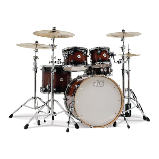 DW Design Series 5-piece Shell Pack - Tobacco Burst - Tarpley Music Company, Inc.