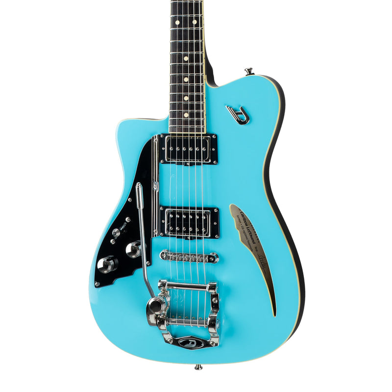 Duesenberg Caribou Lefthand Tremolo Electric Guitar - Narvik Blue
