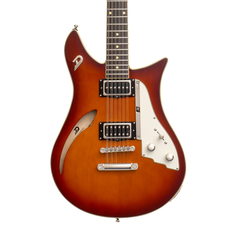 Duesenberg Double Cat 12-String Electric Guitar - Vintage Burst
