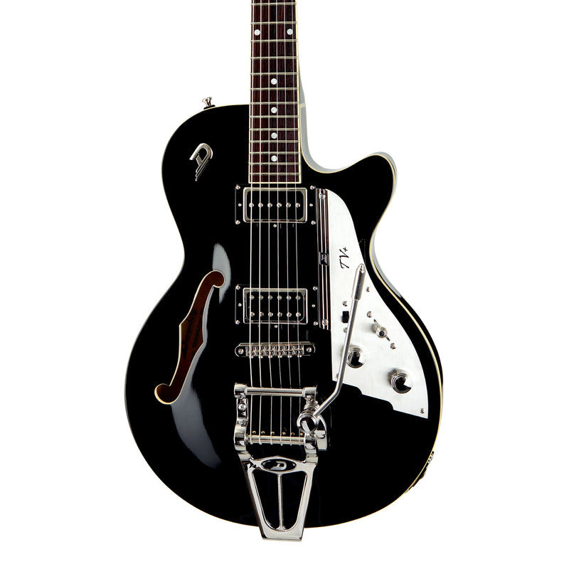 Duesenberg Starplayer TV+ Electric Guitar with Piezo Pickup - Black
