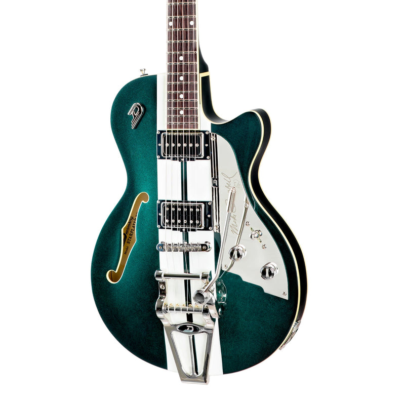 Duesenberg Alliance Mike Campbell 40th Anniversary Electric Guitar - Green & White