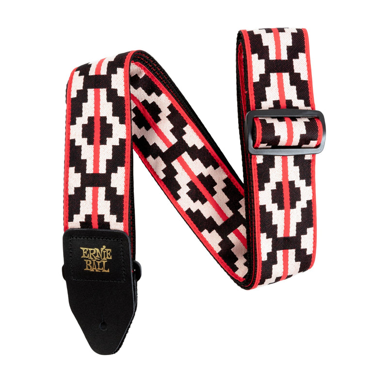 Ernie Ball Strap Jacquard Guitar Strap Ristra Red
