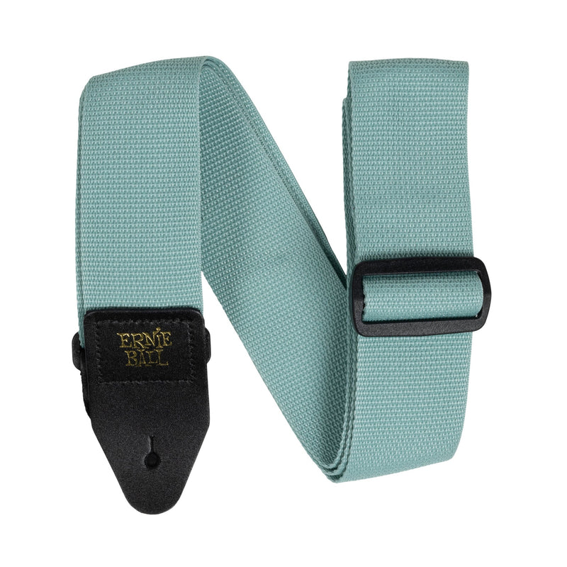 Ernie Ball Polypro Guitar/Bass Strap Tidal Green
