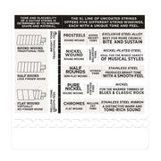 D'Addario ECG24 Chromes Flat Wound, Jazz Light, 11-50 - Tarpley Music Company, Inc.