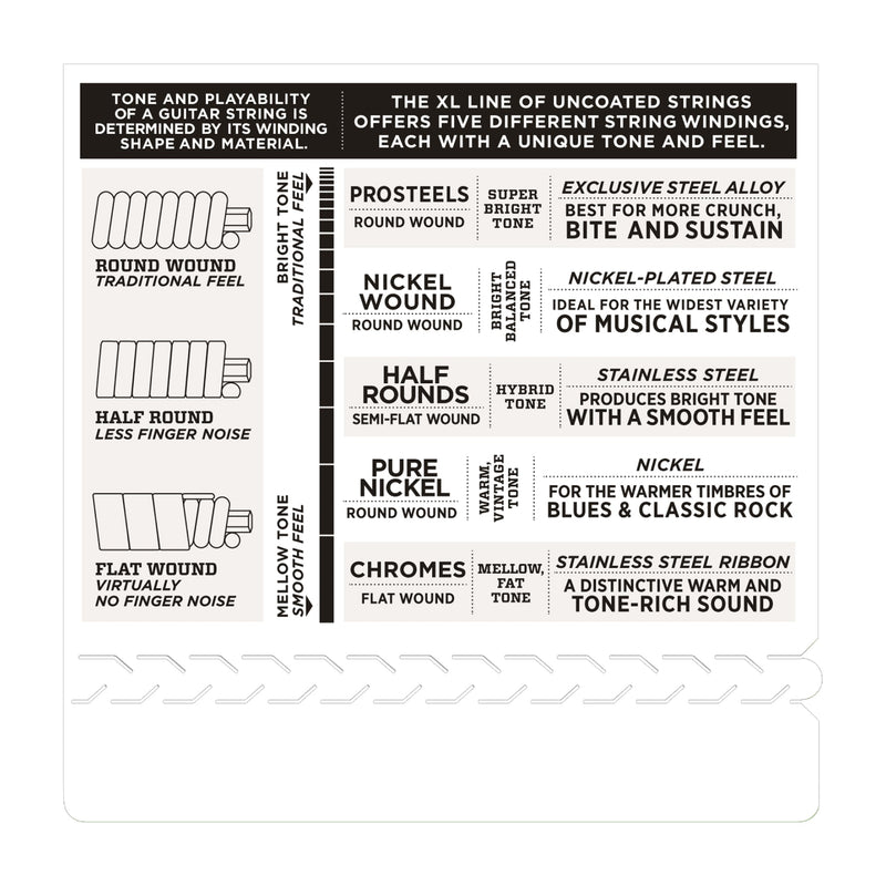 D'Addario ECG25 Chromes Flat Wound, Light, 12-52 - Tarpley Music Company, Inc.