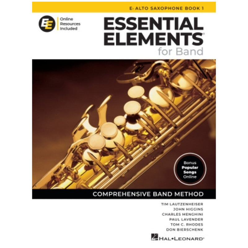 Essential Elements for Band - Eb Alto Saxophone - Book 1