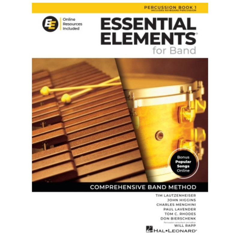 Essential Elements for Band - Percussion (Includes Keyboard Percussion) - Book 1