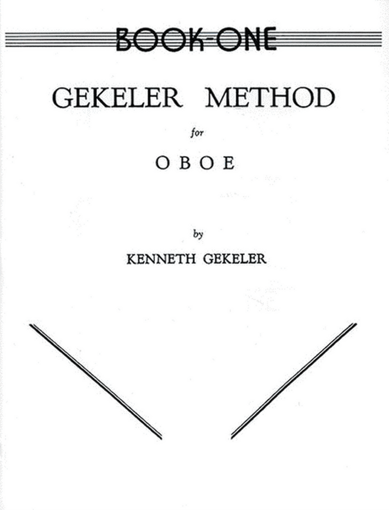 Belwin Gekeler Method For Oboe Book One - EL00081