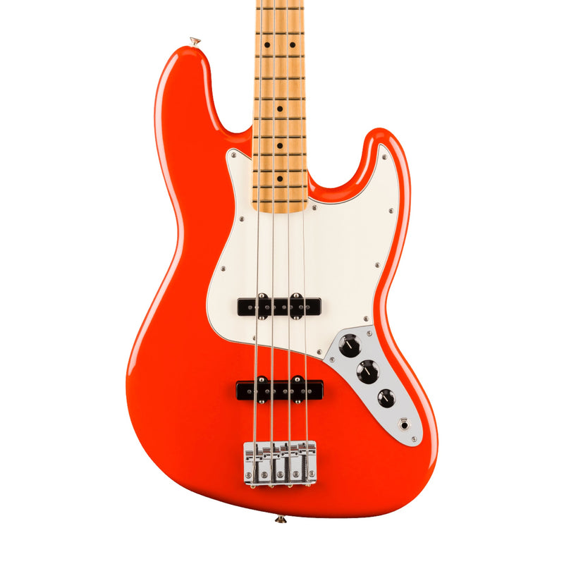 Fender Player II Jazz Bass , Maple Fingerboard, Coral Red - 0140482558