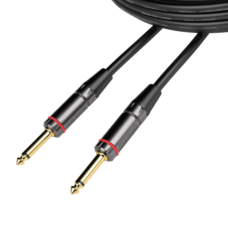 Gator CableWorks Headliner Series 10 Foot Straight to Straight Instrument Cable