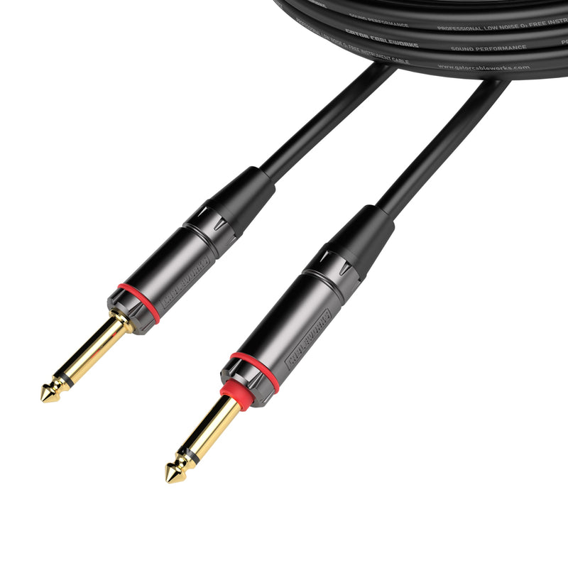 Gator CableWorks Headliner Series 30 Foot Straight to Straight Quiet Instrument Cable