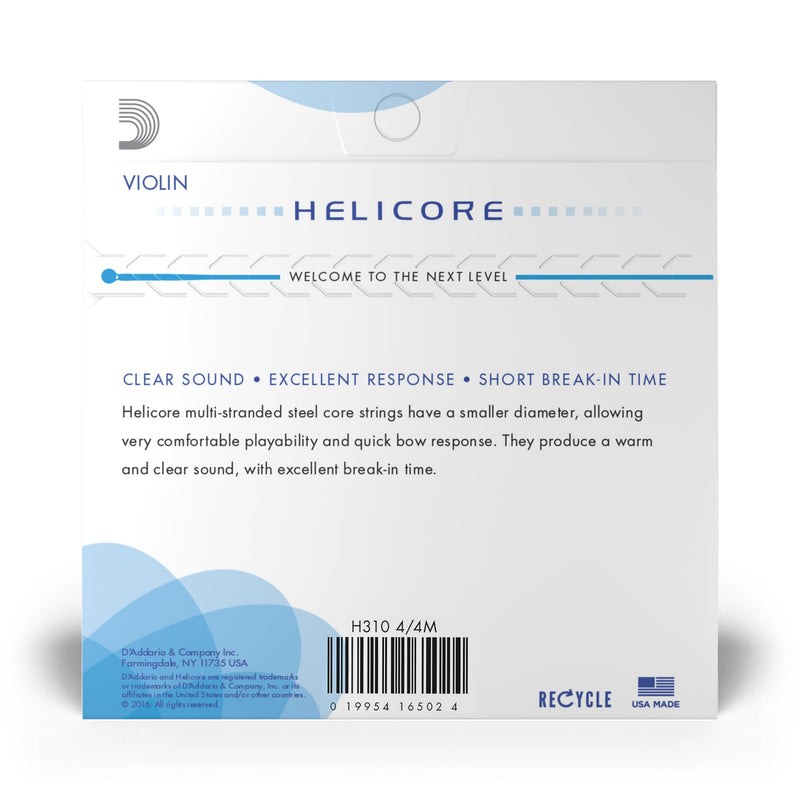 Daddario Helicore Violin String Set