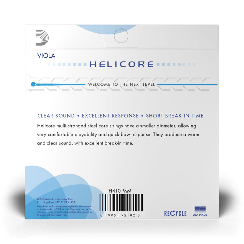 Daddario Helicore Viola String Set