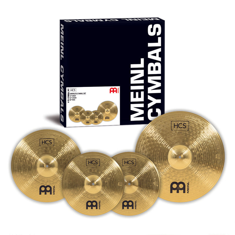 Meinl HCS Cymbal Pack - 14" Hi-Hat, 16" Crash, 20" Ride