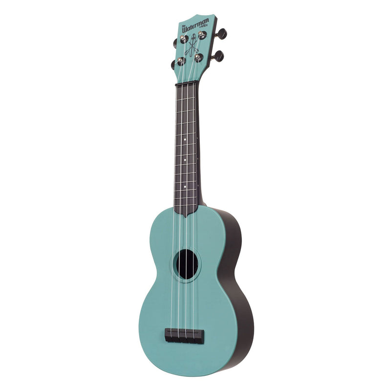 Kala KA-SWG Glow-In-The-Dark Blue Matte Soprano Waterman Ukulele