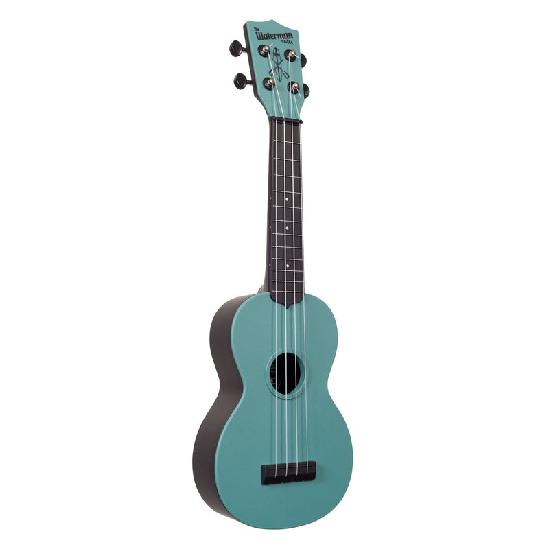Kala KA-SWG Glow-In-The-Dark Blue Matte Soprano Waterman Ukulele