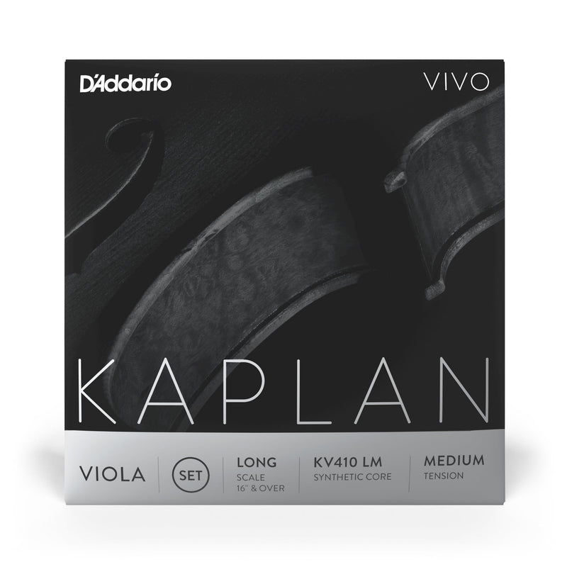 Daddario KV410 LM Kaplan Vivo Viola String Set, Long Scale, Medium