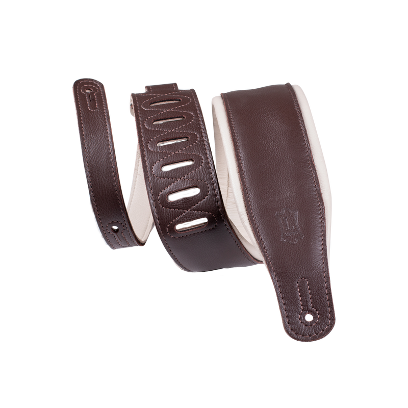 Levys Top Grain Leather Guitar Strap