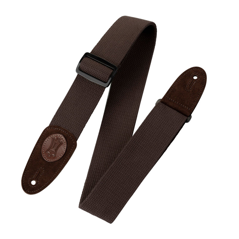 Levys 2" Cotton Brown Guitar Strap