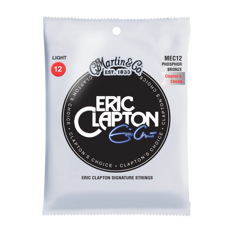 Martin MEC12 Clapton's Choice Acoustic Guitar Strings - Phosphor Bronze - .012-.054 Light