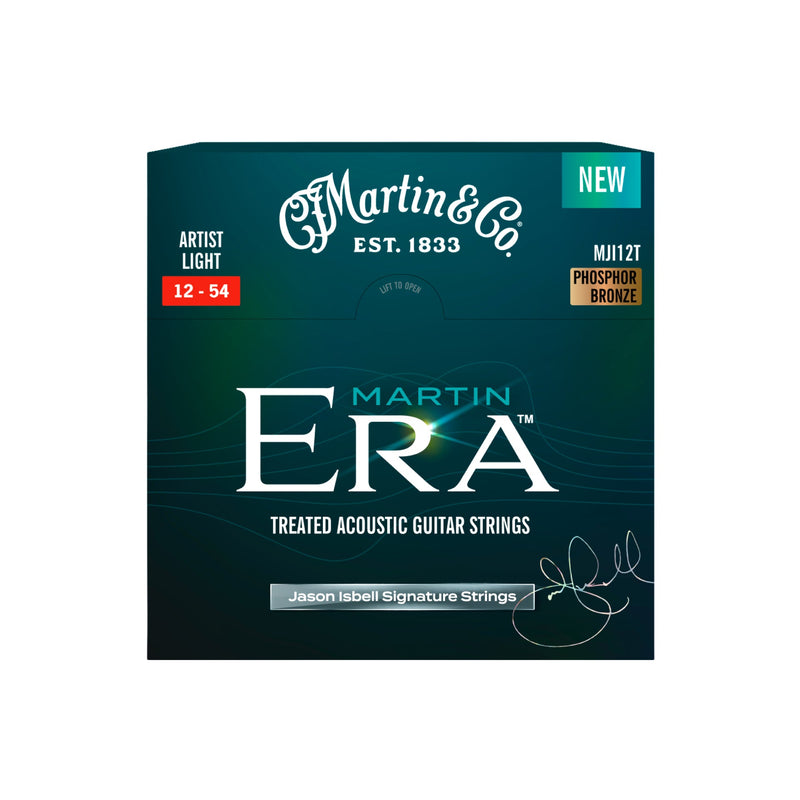 Martin MJI12T ERA Jason Isbell Signature Treated Acoustic Guitar Strings - Phosphor Bronze - .012-.054 Artist Light