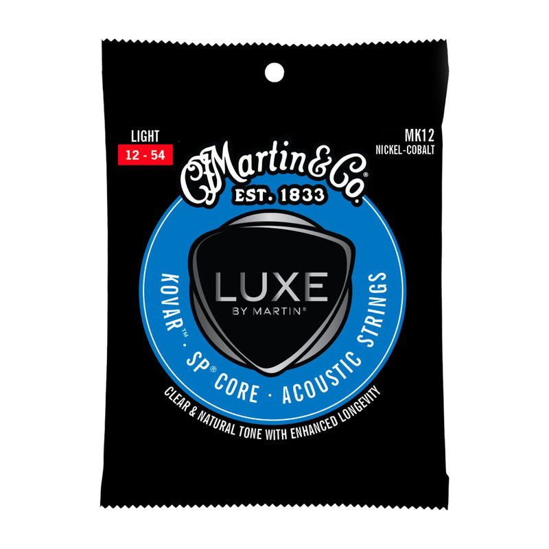 Martin MK12 Luxe Acoustic Guitar Strings - Kovar - .012-.054 Light