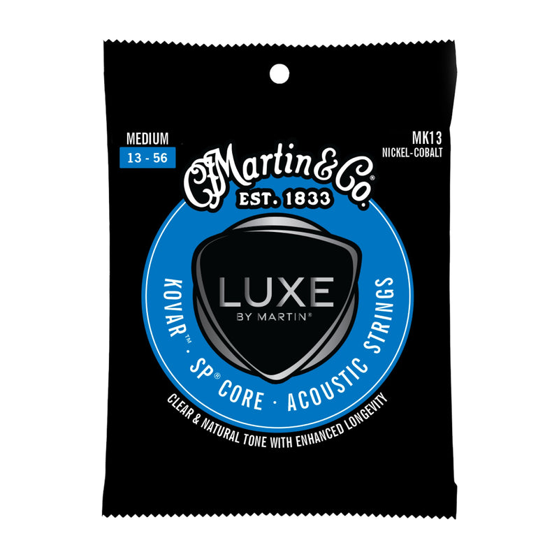 Martin MK13 Luxe Acoustic Guitar Strings - Kovar - .013-.056 Medium