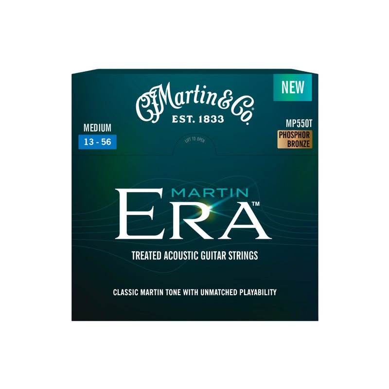 Martin MP550T ERA Treated Acoustic Guitar Strings - Phosphor Bronze - .013-.056 Medium