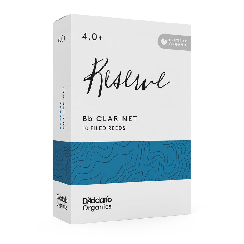 D'Addario Organic Reserve Bb Clarinet 4.0+ (Box of 10)