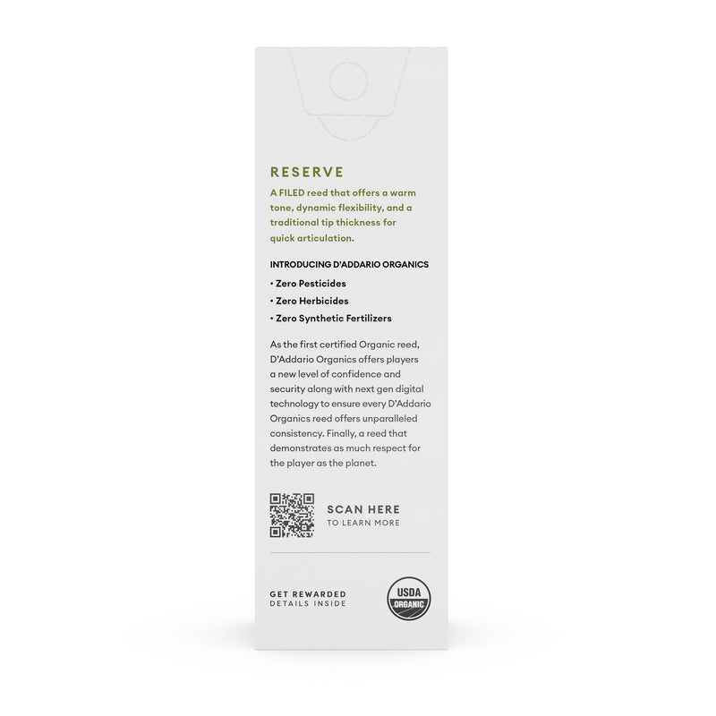 Daddario ODLR0530 Reed Organic Reserve B Sax 3.0