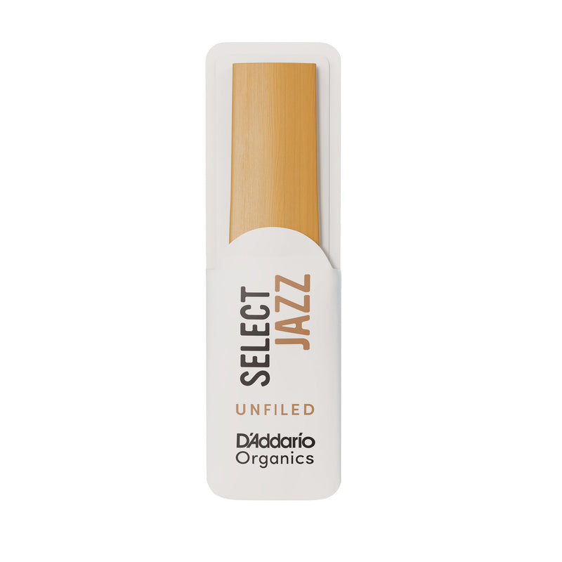Daddario ORRS10ASX2H Organic Select Jazz Unfiled Alto Sax Reeds, Strength 2 Hard, 10-Pack