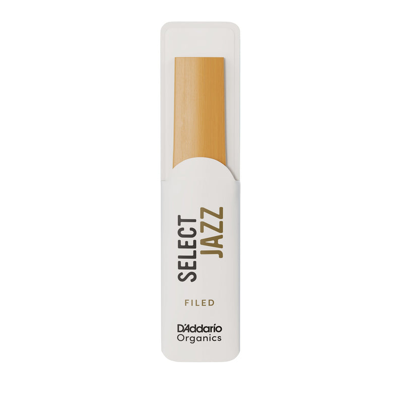 Daddario ORSF05TSX3M Organic Select Jazz Filed Tenor Sax Reeds, Strength 3 Medium, 5-Pack