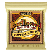 Ernie Ball Earthwood Extra Light 80/20 Bronze Acoustic Guitar Strings - 10-50 Gauge - Tarpley Music Company, Inc.