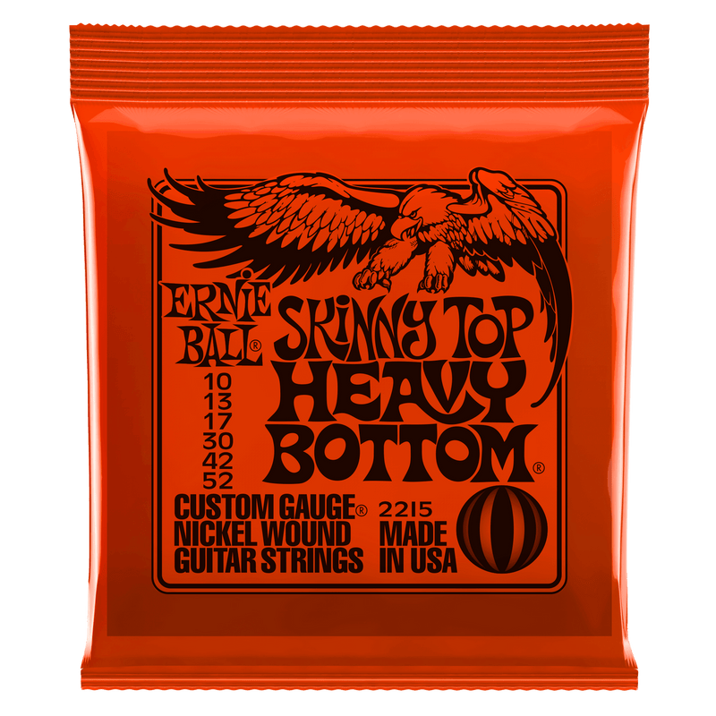 Ernie Ball Skinny Top Heavy Bottom Slinky Nickel Wound Electric Guitar Strings - Tarpley Music Company, Inc.