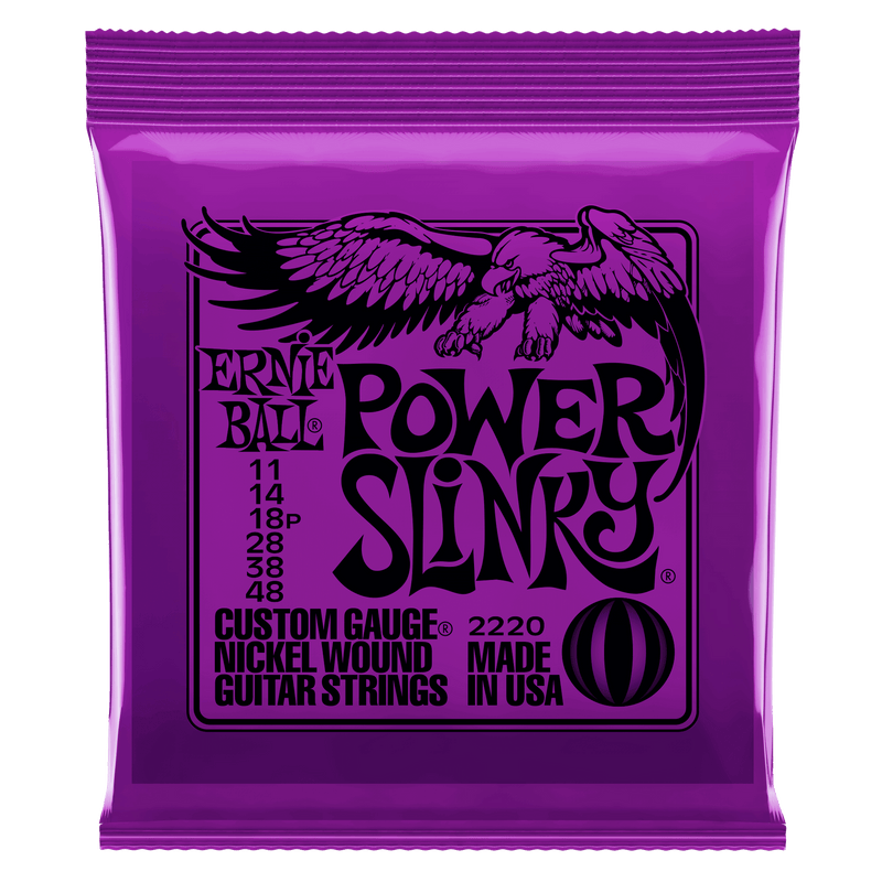 Ernie Ball Power Slinky Nickel Wound Electric Guitar Strings - Tarpley Music Company, Inc.