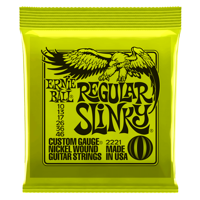 Ernie Ball Regular Slinky Nickel Wound Electric Guitar Strings - Tarpley Music Company, Inc.